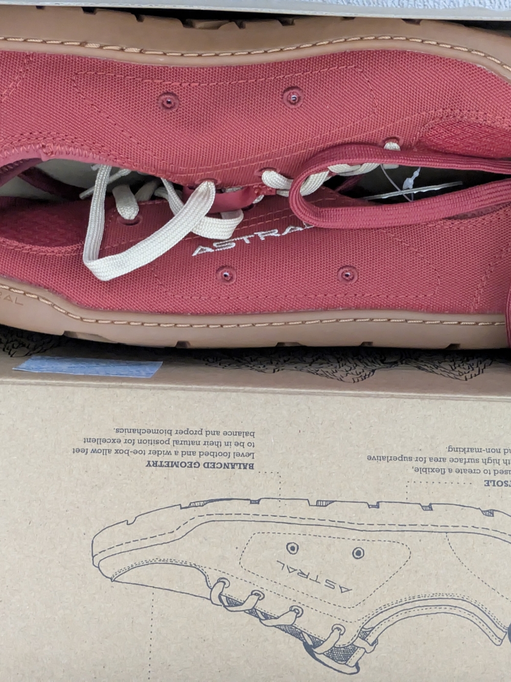 Astral Loyak Water Shoes Rosa Red Women's Size 8 NWT - Picture 10 of 10